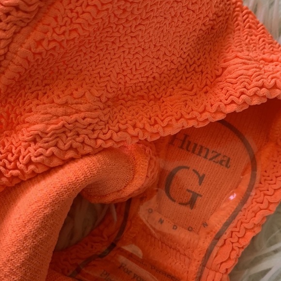 NWT hunza g Xandra bikini set in orange - Picture 6 of 8